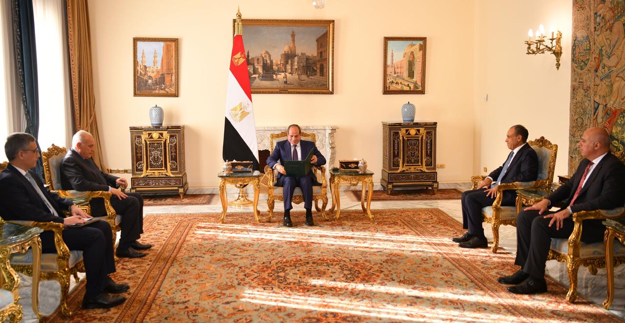 تفاصيل لقاء السيسي مع وزيري خارجية الجزائر وتونس.. صور