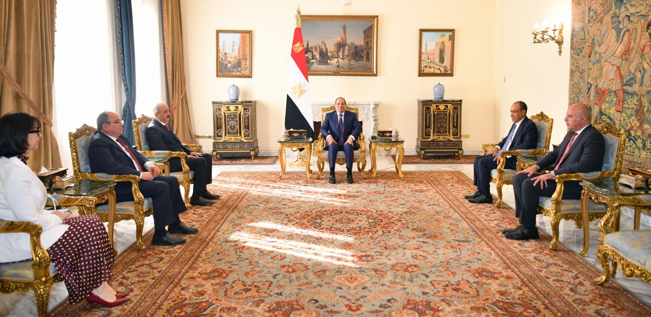 تفاصيل لقاء السيسي مع وزيري خارجية الجزائر وتونس.. صور