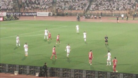 بن شرقي يشعل القمة مبكرًا.. الأهلي يتقدم على الزمالك بهدف في الدقيقة 18