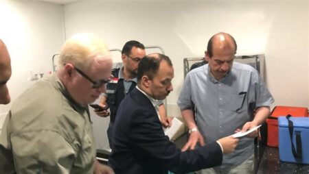 «قنديل» يتفقد الحجر الصحي بمطار القاهرة لمتابعة الجاهزية الطبية لاستقبال الحجاج «قنديل» يتفقد الحجر الصحي بمطار القاهرة لمتابعة الجاهزية الطبية لاستقبال الحجاج