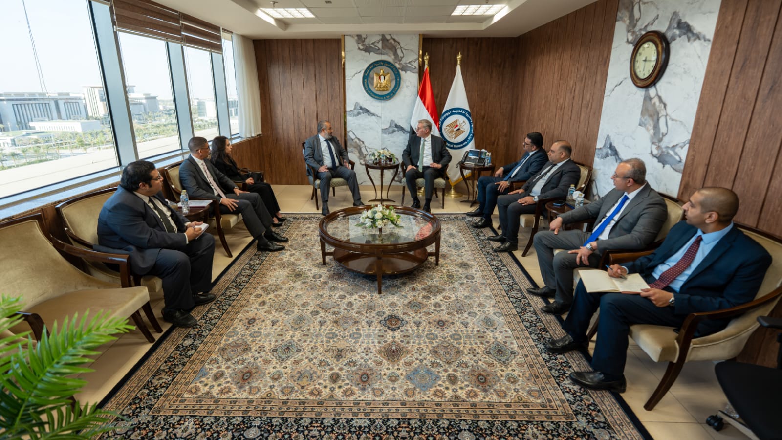 وزير البترول يتابع تنفيذ مشروع المجمع المتكامل للأسمدة الفوسفاتية وحمض الفوسفوريك بالسخنة