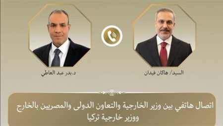 وزير الخارجية يبحث هاتفيًا مع نظيره التركي جهود خفض التصعيد الإقليمي