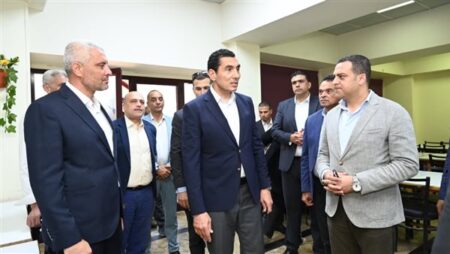 وزير الشباب يتفقد المدينة الرياضية والشبابية ببورسعيد