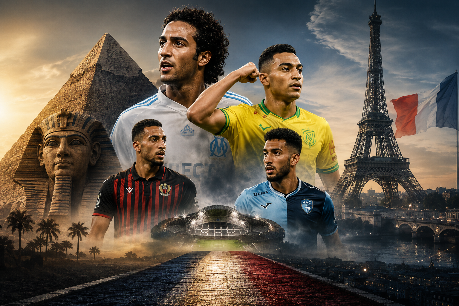 فراعنة في فرنسا.. ماذا قدم المحترفون المصريون في الملاعب الفرنسية؟
