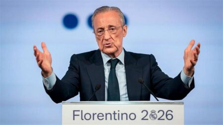 بيريز يسخر من إنريكي ريكيلمي بعد فوزه في انتخابات رئاسة ريال مدريد بيريز يسخر من إنريكي ريكيلمي بعد فوزه في انتخابات رئاسة ريال مدريد