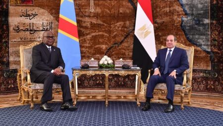 رئيس الكونغو يثمن حرص السيسي على تطوير علاقات البلدين وإحلال السلام في بلاده