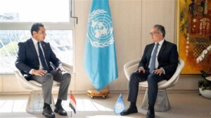 جوهر نبيل يلتقي مدير عام اليونسكو لبحث تعزيز التعاون المشترك