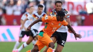 كوت ديفوار يتقدم أمام ألمانيا 1-0 في الشوط الأول ( فيديو وصور)
