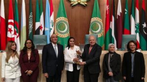 جهاز تنمية المشروعات يشارك في النسخة الخامسة من الملتقى الدولي للمرأة العربية الدبلوماسية بجامعة الدول العربية