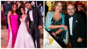 22 صورة لـ ليلى علوي وبشرى ونجوم الفن في حفل زفاف نجل سيد رجب