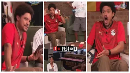 فيديو| إعلامي أمريكي يشجع المنتخب المصري أمام بلجيكا على الهواء