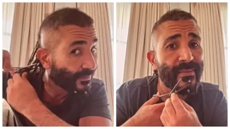أحمد سعد يحلق شعره في بث مباشر ويعلق: "سامحوني مش عاوز أعمل حاجات غريبة" أحمد سعد يحلق شعره في بث مباشر ويعلق: "سامحوني مش عاوز أعمل حاجات غريبة"