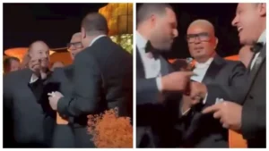 عمرو دياب ونادية الجندي.. ألبوم صور حفل زفاف ابنة شقيق عماد زيادة
