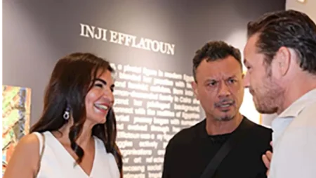 بحضور عباس أبو الحسن وعمرو منسي.. 7 صور من معرض "من الشكل إلى السياق"