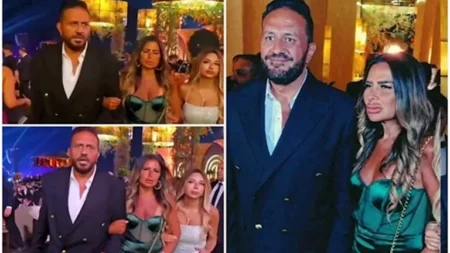 20 صورة لـ خالد سرحان وزوجته في حفل زفاف ابنة شقيق عماد زيادة
