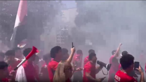 زحف مصري في كندا، جماهير مصر تشعل محيط ملعب مباراة نيوزيلندا في كأس العالم (فيديو)