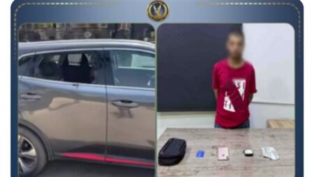 ضبط عاطل كسر زجاج سيارة لسرقتها بالجيزة ضبط عاطل كسر زجاج سيارة لسرقتها بالجيزة