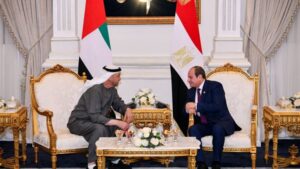 تطورات الشرق الأوسط تتصدر القمة المصرية الإماراتية اليوم