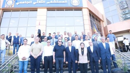 وزير الصحة يتفقد مستشفى الكبد والجهاز الهضمي والثلاثي الجامعيين بالمنيا استعدادًا للتأمين الشامل