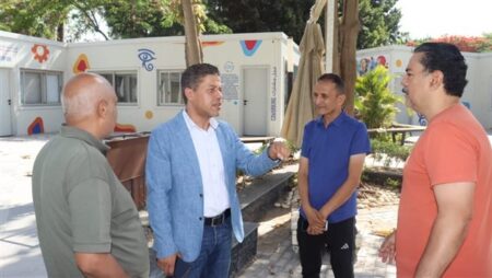 رئيس الإدارة المركزية لمراكز الشباب يتفقد مركز التنمية الشبابية بالجزيرة