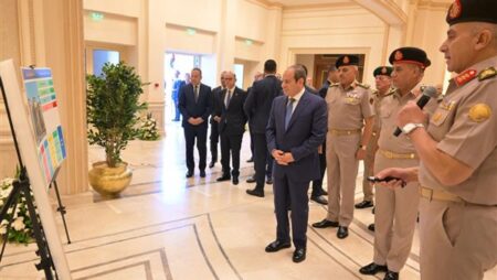 السيسي يشهد حفل تخرج أئمة الأوقاف ويفتتح قاعة الصفوة بالعاصمة الجديدة (فيديو)