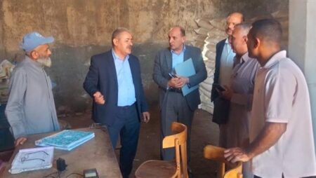 رئيس الإصلاح الزراعي يتابع منظومة العمل والزراعات الصيفية بمحافظة كفر الشيخ