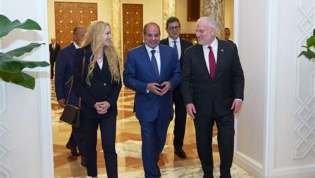 القضية الفلسطينية تتصدر لقاء السيسي ووفد مؤتمر رؤساء المنظمات اليهودية الأمريكية (فيديو)