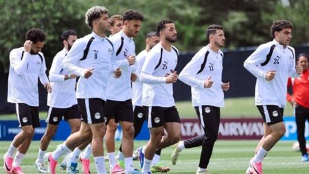 كاس العالم 2026.. منتخب مصر يخوض تدريبه الأول في "سبوكين" استعدادًا لمواجهة بلجيكا