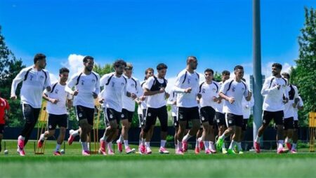 كأس العالم 2026.. منتخب مصر يواصل تدريباته استعدادًا لمباراة بلجيكا كأس العالم 2026.. منتخب مصر يواصل تدريباته استعدادًا لمباراة بلجيكا
