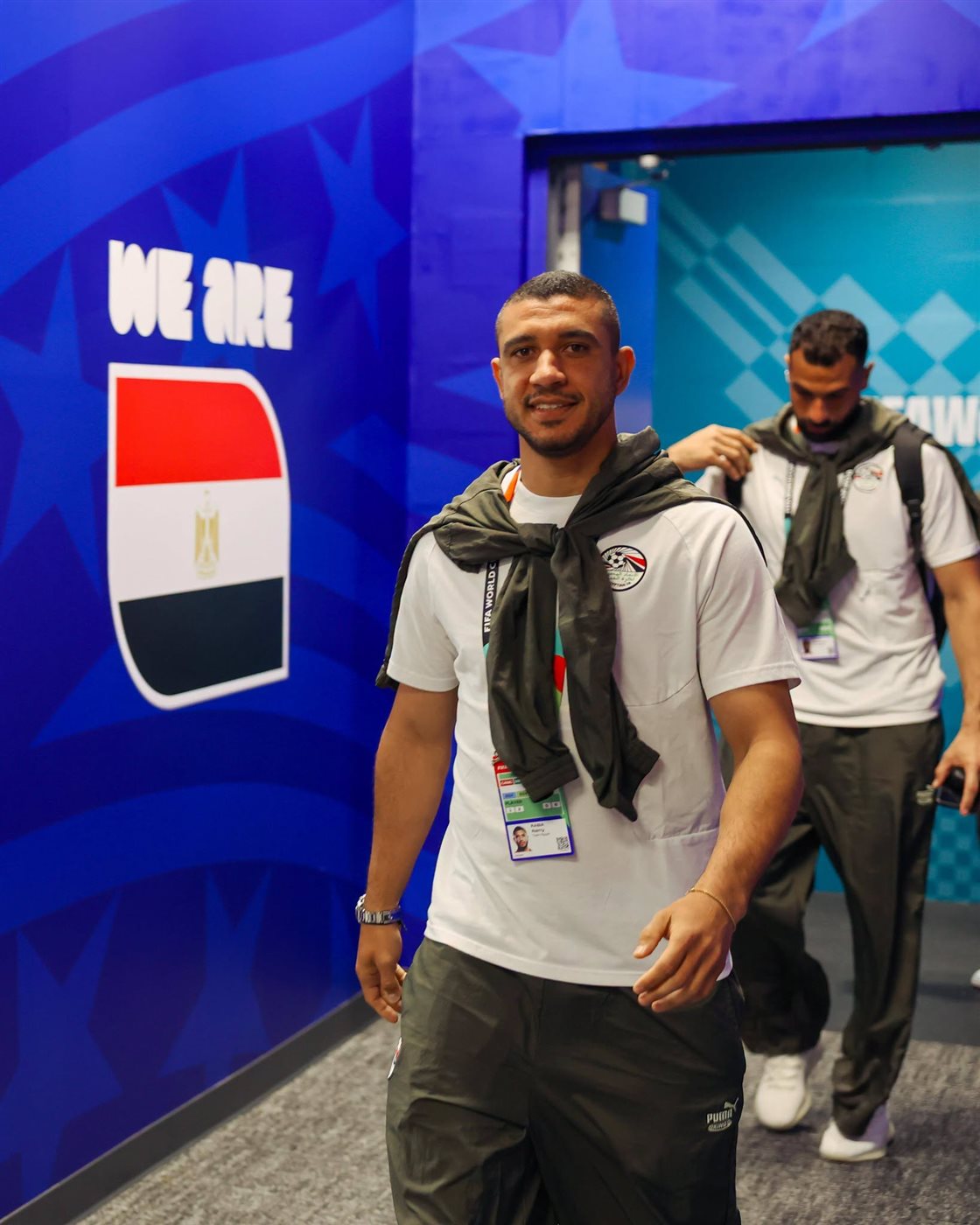 شاهد، وصول منتخب مصر إلى ملعب دالاس لمواجهة أستراليا (صور)