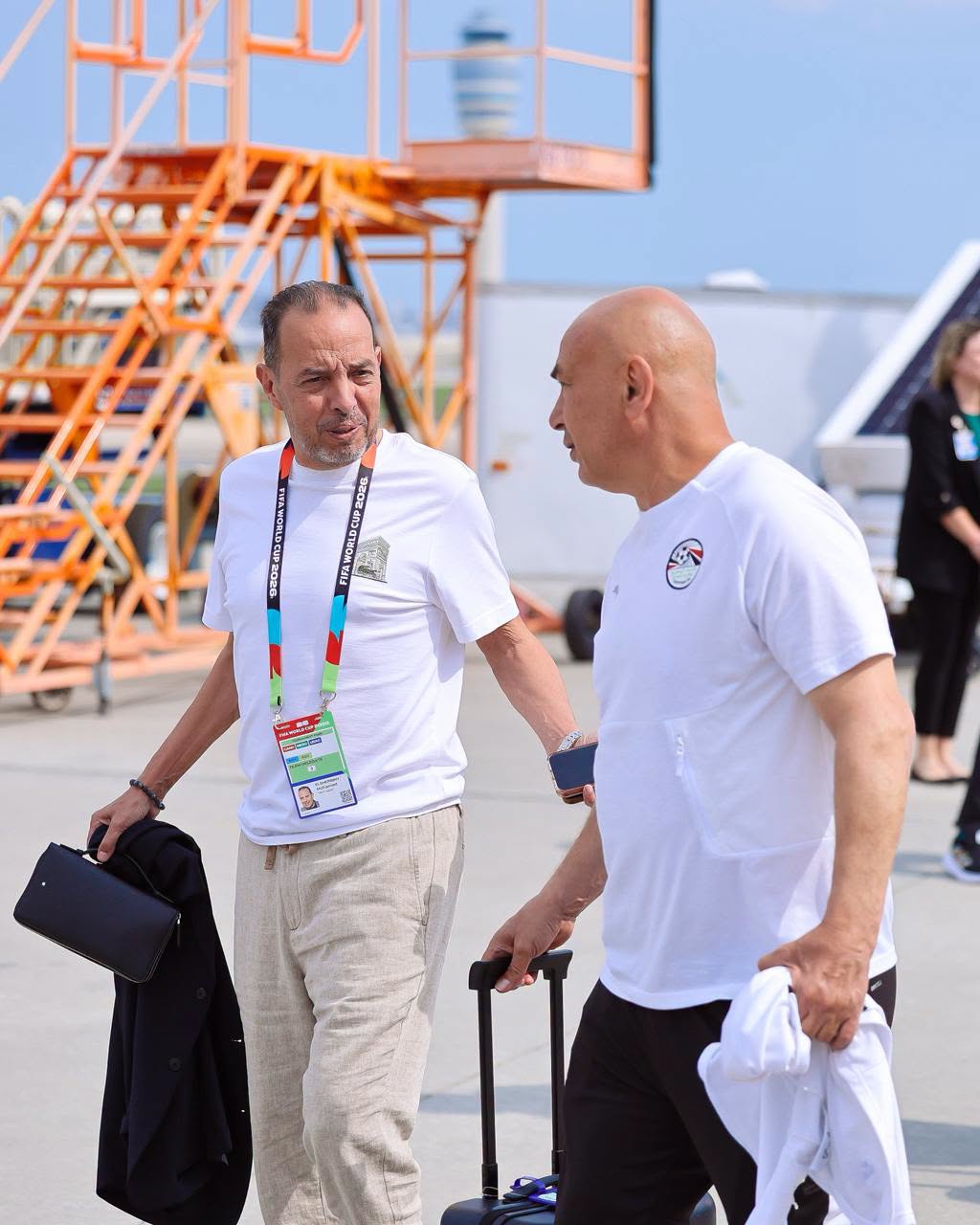 وصول بعثة منتخب مصر إلى أتلانتا استعدادا لمواجهة الأرجنتين (صور) 4 وصول بعثة منتخب مصر إلى أتلانتا استعدادا لمواجهة الأرجنتين (صور)