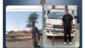 الداخلية تضبط سائق ميكروباص أتلف سيارة ملاكي بعصا وحجارة بالقاهرة