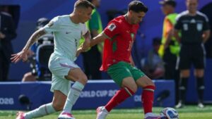 ملخص مباراة فرنسا ضد المغرب في كأس العالم (فيديو)