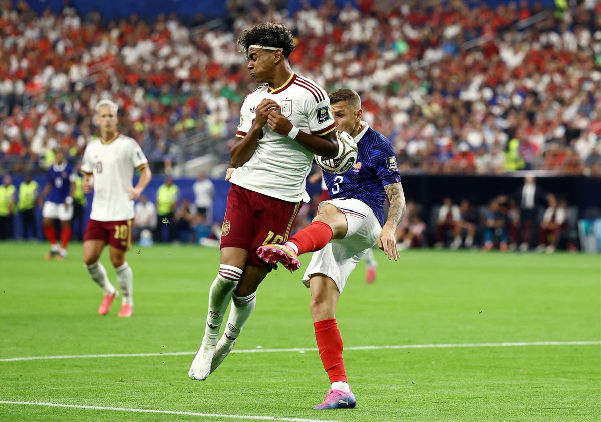 أهداف مباراة إسبانيا وفرنسا في كأس العالم 2026 (فيديو)