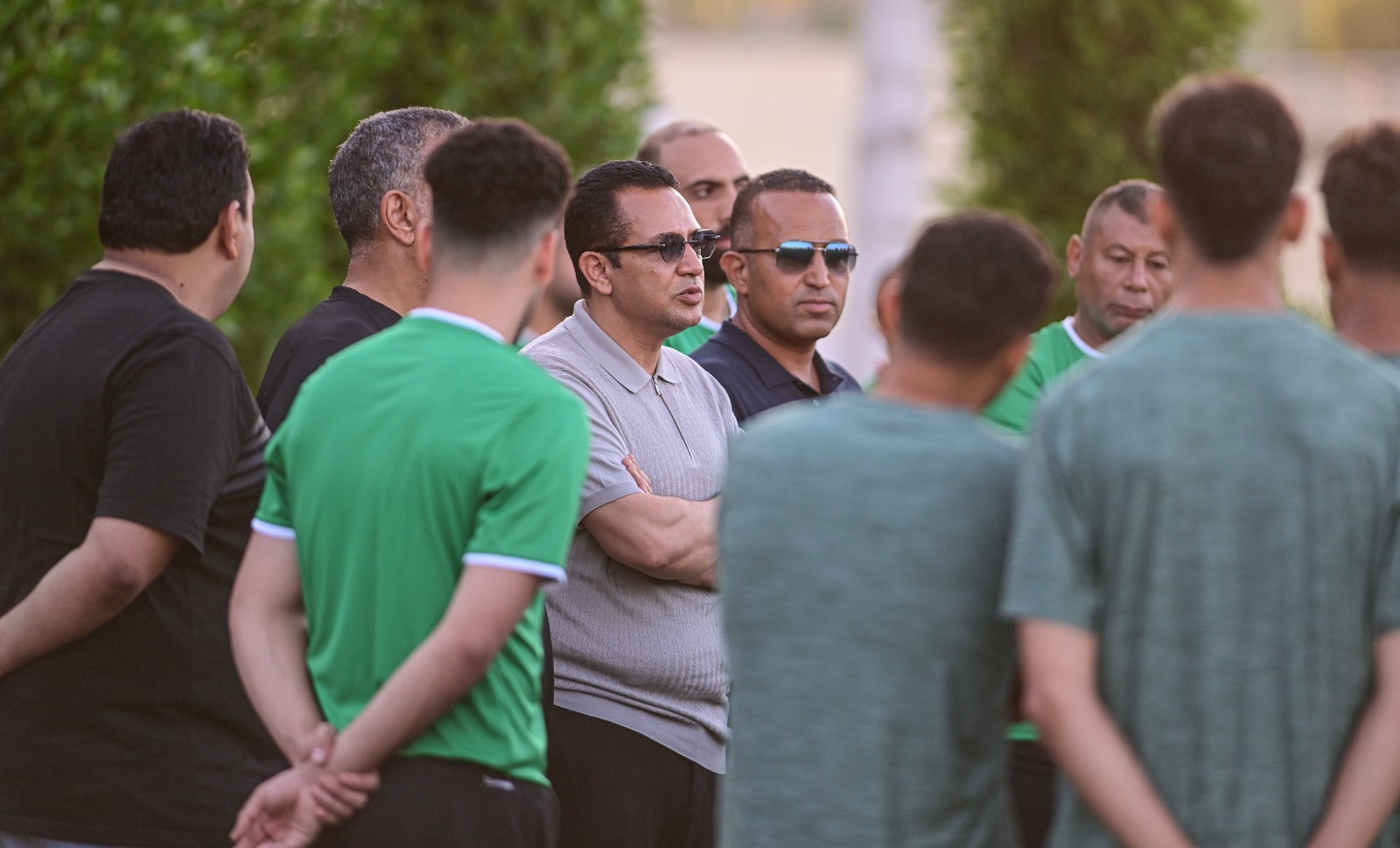 رئيس الاتحاد السكندري في اجتماع مع اللاعبين: هدفنا إسعاد الجماهير