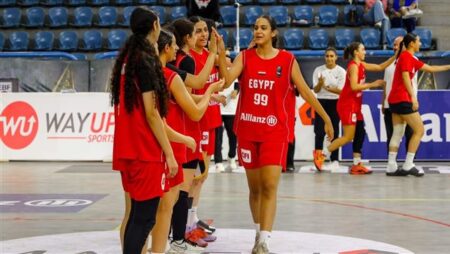 منتخب ناشئات السلة يفوز على تنزانيا في ثاني مبارياته بتصفيات الأفروباسكت