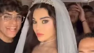 "مين العريس؟".. كيف علق الجمهور على ظهور هيفاء وهبي بفستان زفاف؟- صور