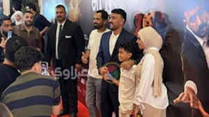 أحمد العوضي يصل العرض الخاص لفيلم "شمشون ودليلة"