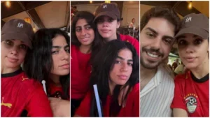 بصحبة ياسين رشدي.. نور عمرو دياب تنشر صورا بـ"تيشيرت" المنتخب الوطني
