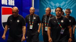 شاهد، وصول منتخب مصر إلى ملعب دالاس لمواجهة أستراليا (صور)