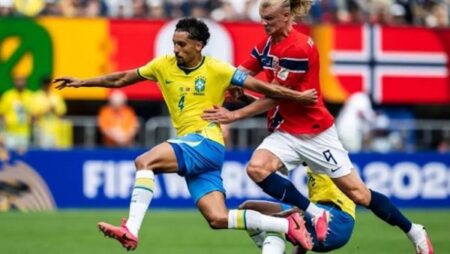 كأس العالم 2026.. النرويج تُقصي البرازيل بثنائية هالاند وتتأهل لربع نهائي المونديال