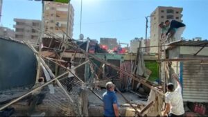 محافظ الجيزة يتابع حملات حي إمبابة لإزالة التعديات بسوق العامل الأول