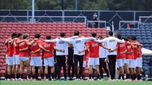بعثة منتخب مصر تغادر مطار أتلانتا متوجهة لمطار العلمين