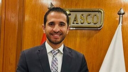 هيثم عثمان أبوالفتوح قائمًا بأعمال رئيس اللجنة النقابية للعاملين بشركة جاسكو