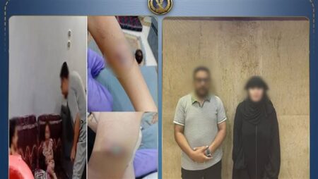بسبب "التسول" وخلافات زوجية.. الداخلية تضبط أبويْن اعتديا بالضرب على طفليهما بحلوان