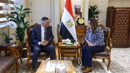 وزيرة التنمية المحلية والبيئة تتابع الموقف التنفيذى للمشروعات التنموية والخدمية بجنوب سيناء وزيرة التنمية المحلية والبيئة تتابع الموقف التنفيذى للمشروعات التنموية والخدمية بجنوب سيناء