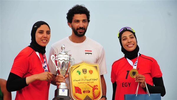 منتخب سيدات الكرة الطائرة الشاطئية يتوّج بالبطولة مصر24في المغرب منتخب سيدات الكرة الطائرة الشاطئية يتوّج بالبطولة مصر24في المغرب