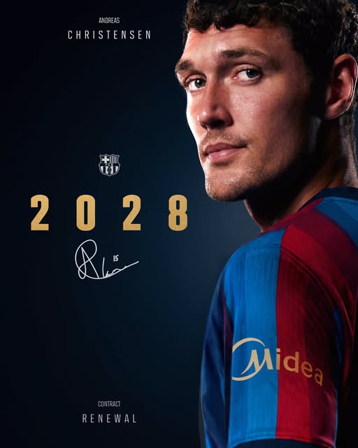 رسمياً.. برشلونة يعلن تجديد عقد أندرياس كريستينسن حتى 2028 1 رسمياً.. برشلونة يعلن تجديد عقد أندرياس كريستينسن حتى 2028