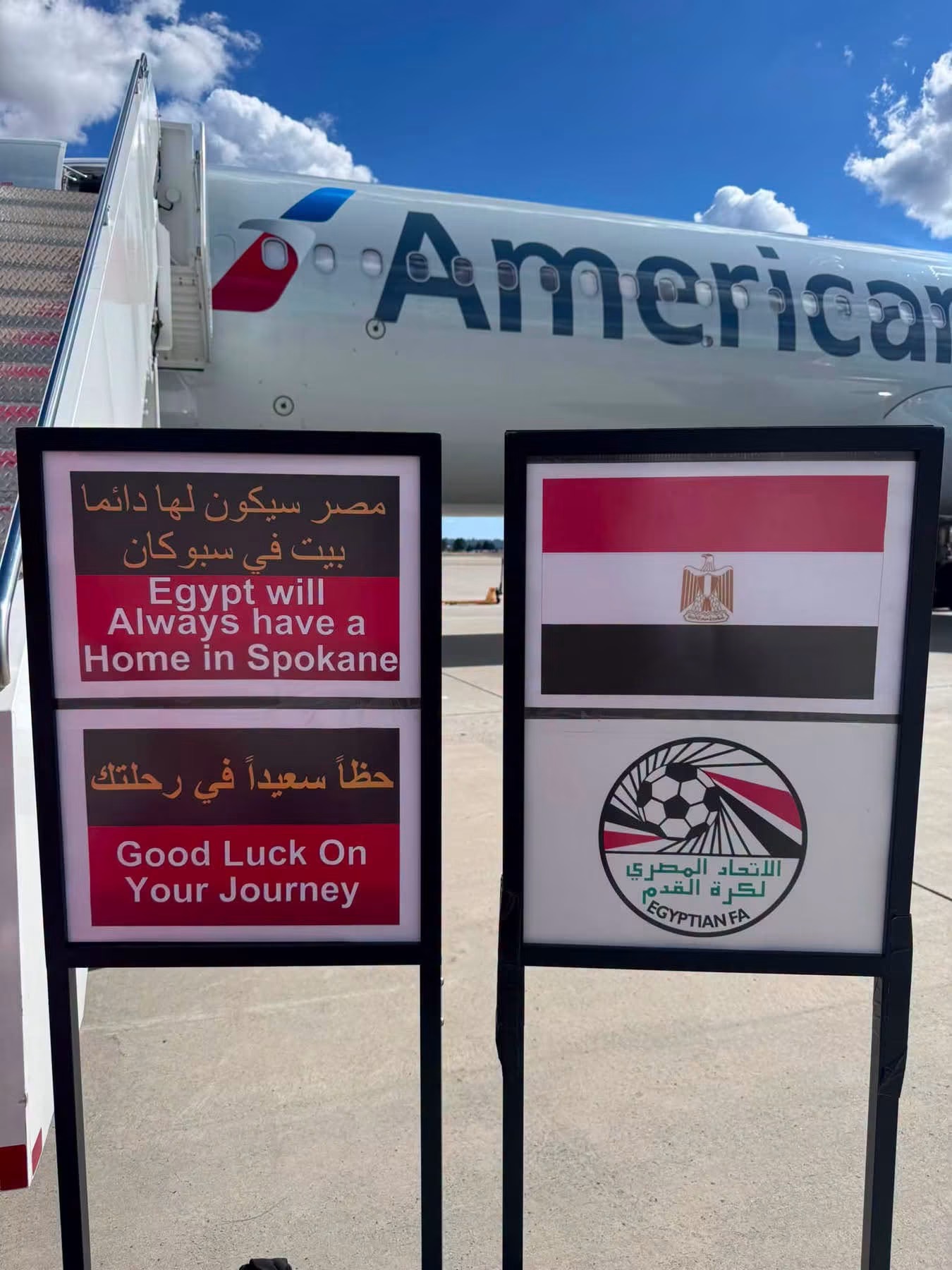 كأس العالم 2026.. بعثة منتخب مصر تصل إلى دالاس استعدادًا لمواجهة أستراليا 1 كأس العالم 2026.. بعثة منتخب مصر تصل إلى دالاس استعدادًا لمواجهة أستراليا
