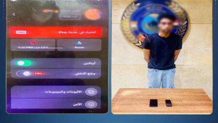 ضبط صانع محتوى بالجيزة لنشره مقاطع تحرض على الفجور